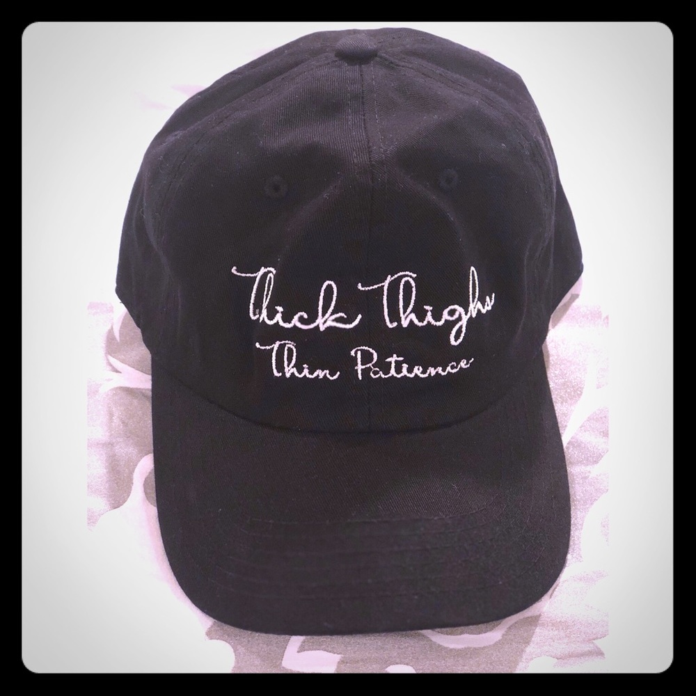 Black and white hat